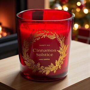 Ninety Six Candle Cinnamon Solstice‎ 10 oz 1-Wick DW Home Christmas Holiday